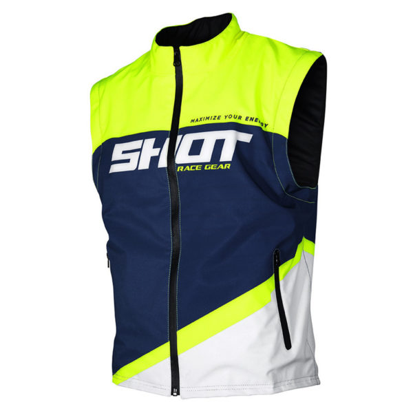 Bodywarmer Shot Lite Enduro navy/jaune fluo