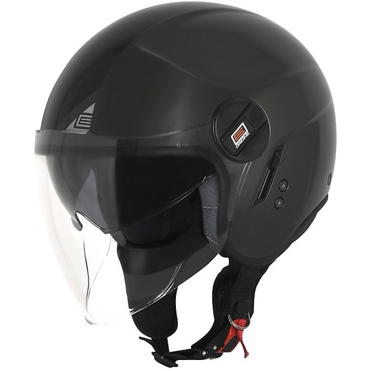 Casque Jet Demi-jet A-Pro Kinetic - Homologué ECE 22-06, Visière Anti-rayure, Pare-soleil Intégré - Taille L (59-60 Cm)