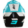 CASQUE FURIOUS CHASE SHOT TURQUOISE / NOIR BRILLANT / BLANC – Image 3