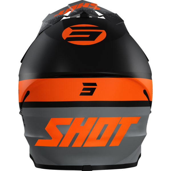 CASQUE FURIOUS ROLL SHOT NOIR MAT / GRIS / ORANGE – Image 3