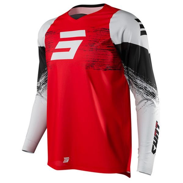 Maillot Shot Burst red