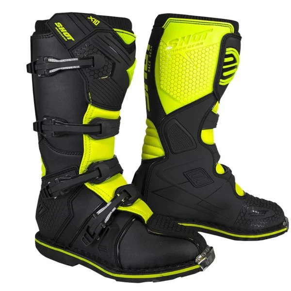 SHOT X10 2.0 Black Neon Yellow