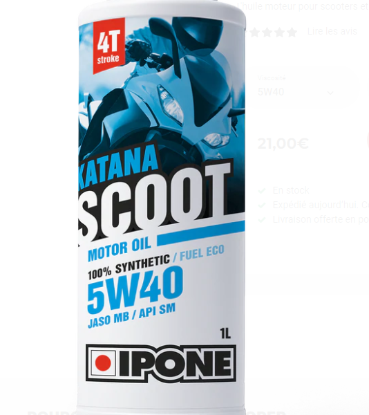 KATANA SCOOT 5W40 1L