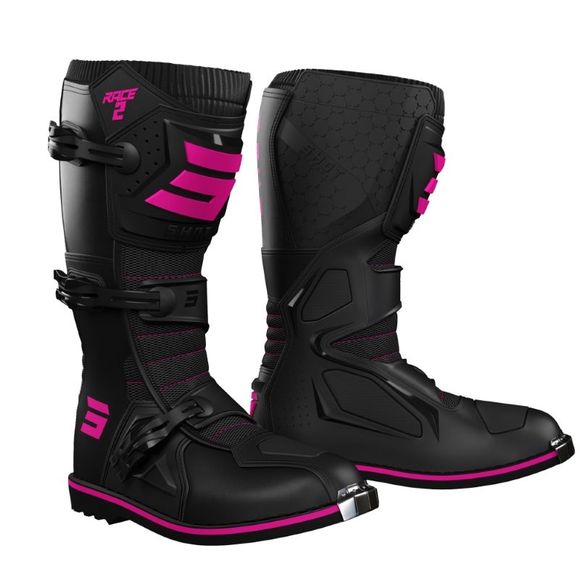 bottes enfant race 2 kid rose
