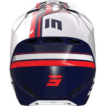 Casque Shot - Casque Furious Heritage Blanc brillant / Navy / Rouge – Image 3