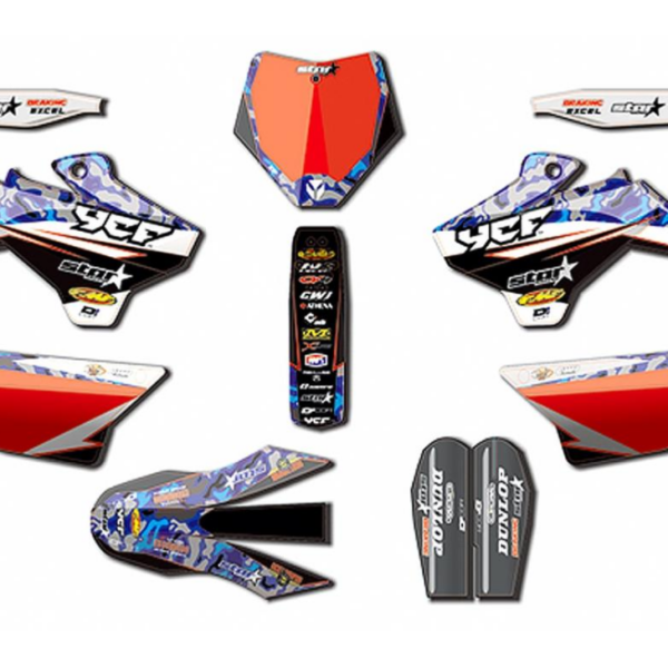 KIT DECO STAR RACING CAMO D'COR