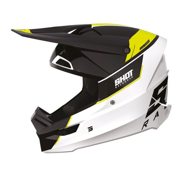 casque shot furious scope neon yellow