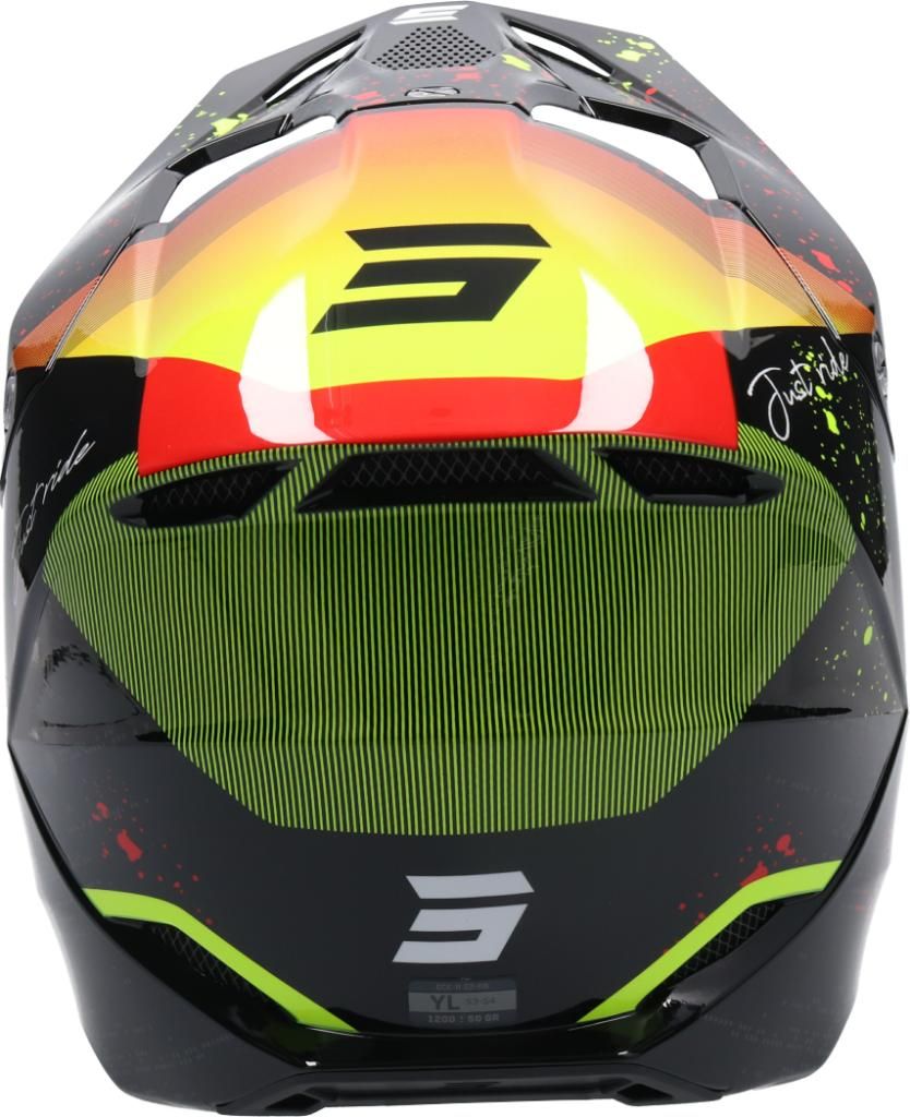 Casque cross Shot FURIOUS - MATRIX - Noir / Rouge – Image 4